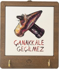 Resim Anadoliamağazacılık Çarpışan Kurşunlar Seramik Dekoratif Askılık Diğer 