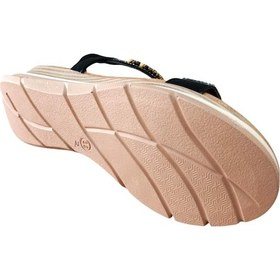 Resim De Scarıo 2060 Kadın Taşlı Comfort Sandalet Siyah Siyah 