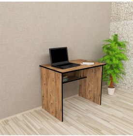 Resim Kalenderdekor1 Kalender Dekor Ellen 90 Cm Çalışma Masası Atlantikçam Meşe 