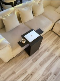 Resim house of prusa IQ Led Sehpa, Yan Sehpa, Laptop Sehpası, C Sehpa, Type-C USB Girişi, Tekerlekli Sehpa 