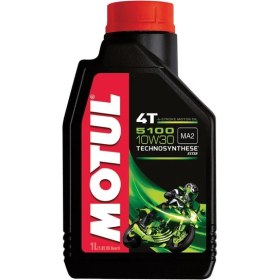 Resim Işıklar Motul 5100 Technosynthese 10W30 4t Sentetik Motosiklet Yağı 1l 