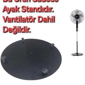 Resim Arçelik Uyumlu Flv 1645 Av Vantilatör Ayak Standı Siyah 