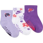 Resim Nike Nhg Gırls 3Pk Grıpper Çorap Mor 