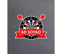 Resim Sticker Dizayn Dart Isim Soyisim Sticker - 00270 