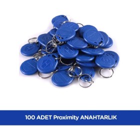Resim Sarkey 100 Adet Sarkey SR-600 Proximity Anahtarlık - Rfıd Tag - Göstergeç - 125 Khz 