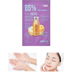 Resim Missha Talks Vegan Squeeze Sheet Mask Canlandırıcı Vegan Yaprak Maske - Super Energizer 