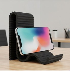 Resim Siyah Çok Pozisyonlu Kullanılabilir Cep Telefonu Tablet Tutucu -cep Telefonu Tutacağı Standı Us-t001 Siyah 