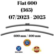 Resim Fiat 600 365 2023 2024 2025 Uyumlu Ön Cam Silecek Süpürgesi Takımı 600/400mm Silbak Sb2416c 