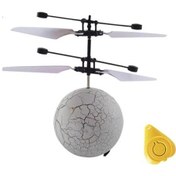 Resim Mini Drone Rc Helikopter Uçak Uçan Top Sinek Oyuncakları Topu Parlayan Led White 