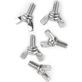 Resim Shineyee M5 10mm 304 Paslanmaz Çelik Kelepçe Somunu - Endüstriyel Ve Konstrüksiyon Sabitleyici, 5 Adet Paket 