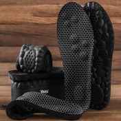 Resim 1 Çift Grafen İnşalar PU Şok Emici Elastik Taban Desteği Masaj Sporları 