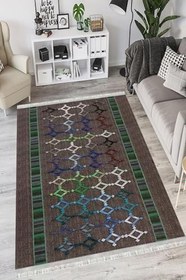 Resim Modern Punto Kaymaz Dot Tabanlı Yıkanabilir Antibakteriyel Dijital Baskı Modern Halı Yolluk, MD-0042B-PNT-100X200 