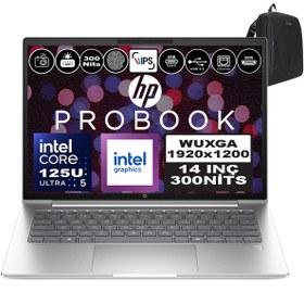 Resim Hp Probook 440 G11 Intel Core Ultra 5 125U Ddr5 48GB 1tb SSD Intel® Aı Boost 14" Wuxga IPS Windows 11 Pro Taşınabilir Bilgisayar A22ZCEAP18 + Zetta Çanta 