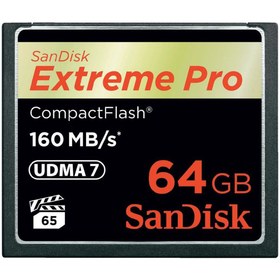 Resim Sandisk 64 GB CF KART 160Mb/s EXT PRO SDCFXPS-064G-X46 