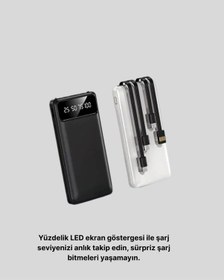 Resim Bfs Çoklu Güvenlik Korumalı 20.000 Mah Powerbank Fener Özellikli Çok Renkli 