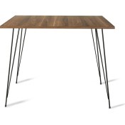 Resim Pasific Home Sandalf Metal Ayaklı Mutfak Masası, Kare 90x90, Ceviz 