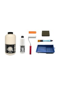 Resim Cadence 2 Litre Taffy Boya 500Ml Ultimate Glaze Vernik Set 