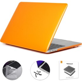 Resim Enkay Ab Sürümü 3'ü 1 Arada Kristal Dizüstü Bilgisayar Kapağı MacBook A2442 Için Set Turuncu (Yurt Dışından) 