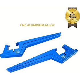 Resim Tongdashop Mavi Dayanıklı Alüminyum Alaşım Off-road Motorcycle Ayaklıkları - Ayarlanabilir Ergonomik Tasarım 