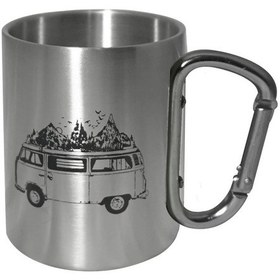 Resim Orcamp Karabina Saplı Çelik Bardak Inox Out-1850 Gri 