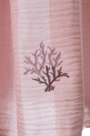 Resim Sealıne Pembe Müslin Nakışlı Peştamal 90X170 2544 - Pembe / 90 x 170 