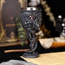 Resim Ejderha Şövalye Kadehi - 3D Efsanevi Ejderha ve Kılıç Paslanmaz Çelik Kadeh, Sadece Elde Yıkama, Soğuk İçecekler İçin Yalıtımlı Çok Amaçlı Kadeh, Yetişkin Kullanımı İçin İdeal, Noel, Cadılar Bayramı, Paskalya, Hanuka, Şükran Günü İçin Harika - Yeniden Kullanılabilir Dekoratif Bardak 
