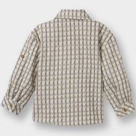 Resim Defacto Erkek Bebek Kareli Gofre Dokulu Uzun Kollu Gömlek F5128a525aubg286 Bej 