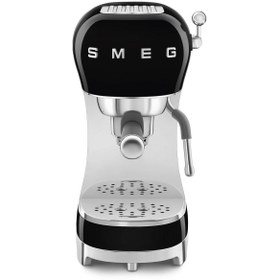 Resim Smeg 50's Style Siyah Espresso Kahve Makinesi 