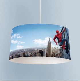 Resim BAMBAŞKA MODA BEBEK VE ÇOCUK ODASI Spider-Man Desenli Avize 