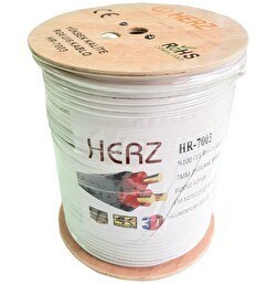 Resim Herz HR-7003 RG6U6 80 Tel 300 M Anten Kablosu 