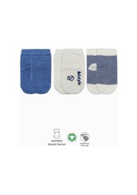 Resim Markaon Nessiworld Puanlı Kaymaz Penye Soket Çorap 3'lü Bs10108 İndigo Adet Fiyatıdır renkli 