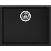 Resim Teka SQUARE 50.40 TG SP BLACK Tezgahaltı Granit Eviye Siyah 50 cm 115230020 