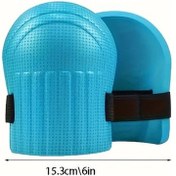 Resim Willowhaven Mavi Dayanıklı Dizlik: Ayarlanabilir, Destekli, Bahçe Ve İnşaat İçin Mavi 