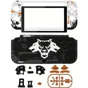 Resim Gaojunshop01 Nintendo Switch Lite Mod Kabı Değişim Siyah 6 Parça Shell Set Aksesuarlı 