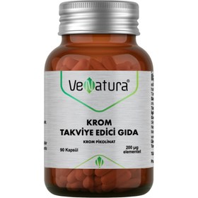 Resim VENATURA Krom Takviye Edici Gıda 90 Kapsül 