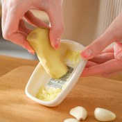 Resim 1 Adet İnce Gözenekli Zencefil Rendesi & Ezici – Paslanmaz Çelik Bıçak, Mutfak Kullanımı İçin Kolay Temizlenebilir Plastik Tasarım, Sarımsak, Meyve ve Daha Fazlası İçin Mükemmel 