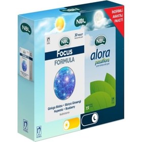 Resim Nbl Focus Formula 30 Tablet + Nbl Alora Passiflora 30 Tablet İndirimli Avantaj Paketi 