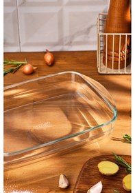 Resim Emsan Classic Borosilikat Fırın Kabı 2.6 L Şeffaf 