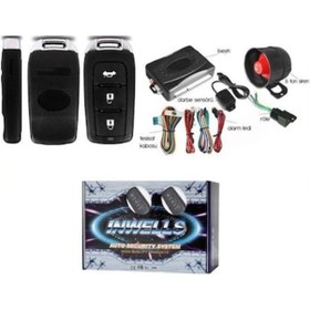 Resim İnwells Oto Alarm Sistemi Uzaktan Kumandalı 3936 12V 
