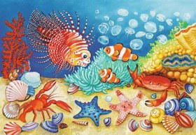 Resim Ravensburger 2x12 Parça Puzzle Sea Bed 076253 