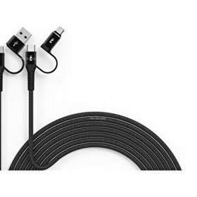 Resim Siyah Type-c Kablo Usb Type-c Dönüştürücü Dahili Kablo Koruyucu Micro Usb Type-c Kablosu 
