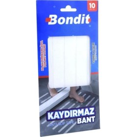 Resim Bondit Banyo Mutfak Fayans Merdiven Kaygan Zemin Kaymaz Bandı Kaydırmazlık Bant 2X20CM 