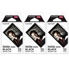Resim Fujifilm Instax Mini Black Edition 10x3 Film Seti 