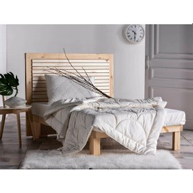 Resim Doqu Home Pamuk Çift Kişilik Yorgan Beyaz 