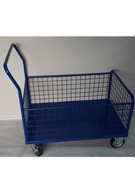 Resim Sepetli Kasa Taşıma Arabası 