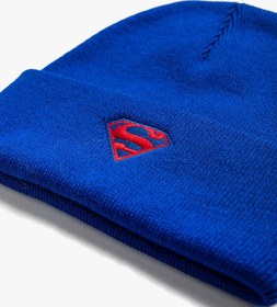 Resim Erkek Çocuk Superman İşlemeli Bere 