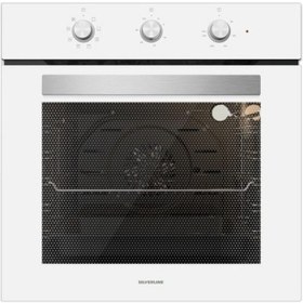 Resim Silverline BO6503W01 - CS5349W01 - 3457 Soho 60 Beyaz Cam Ankastre Set 