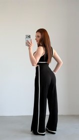 Resim Hadise Crop Bağlama Takım Siyah 