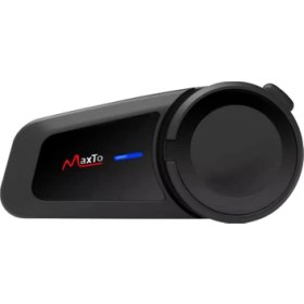 Resim Powermaster M2 Motosiklet Bluetooth Intercom Kulaklık 6 Kişi Destekli 