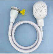 Resim Sunshine011 Beyaz Esnek Musluk Duş Başlığı - Mutfak, Banyo, Evcil Hayvan Ve Çocuklar İçin Pratik Bağlantı 